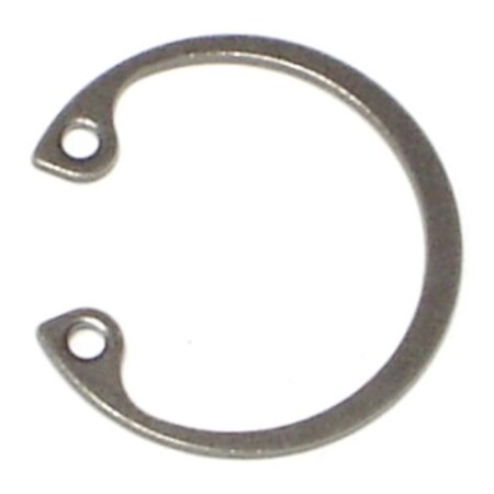 Midwest Fastener Internal Retaining Ring, Steel, Zinc Plated Finish, 3/4 in Bore Dia., 20 PK 64561